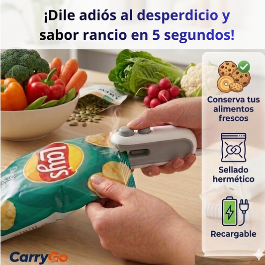 Mini Sellador De Bolsas Recargable