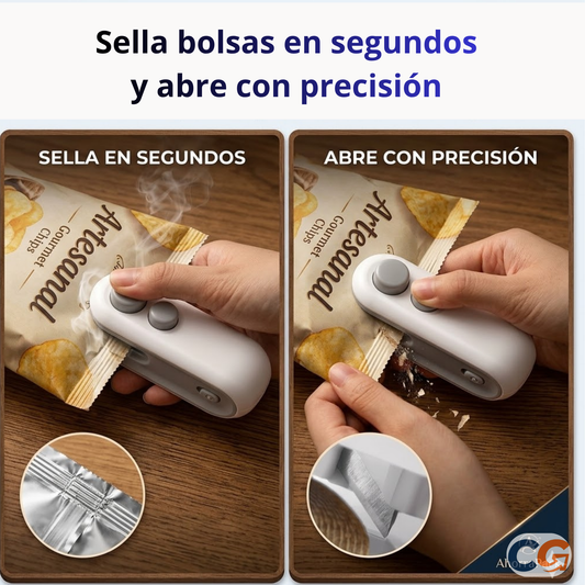 Mini Sellador De Bolsas Recargable