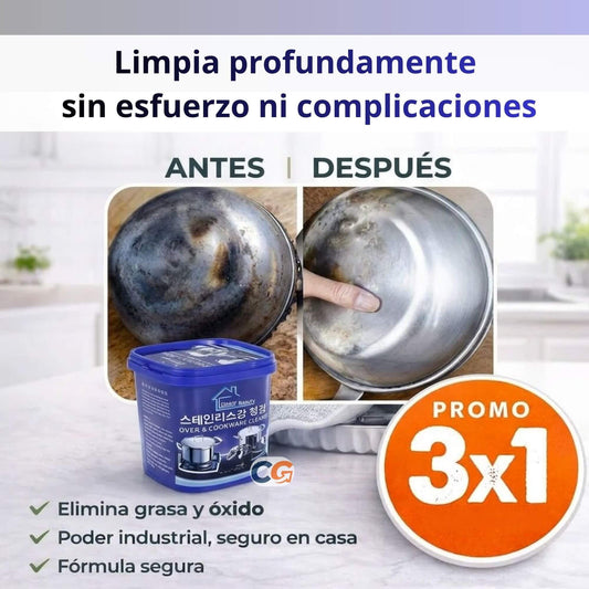 Pasta de Limpieza para Ollas 3 x 1
