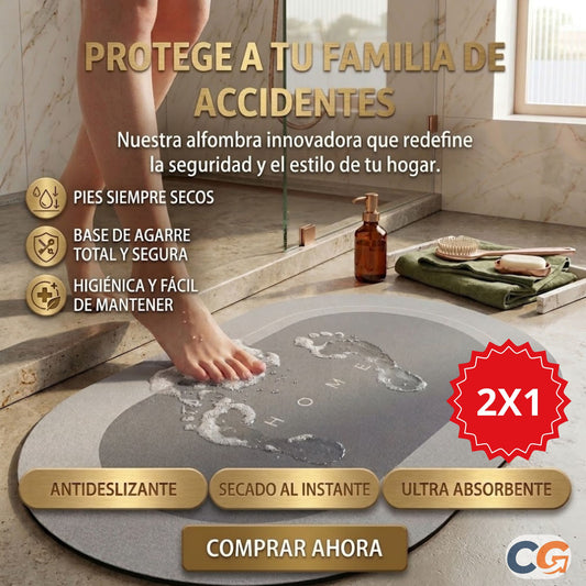 Alfombra antideslizante y super absorbente
