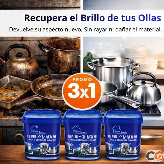 Pasta de Limpieza para Ollas 3 x 1
