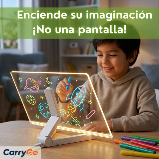 Pizarra Lampara LED Acrílica + 7 Colores